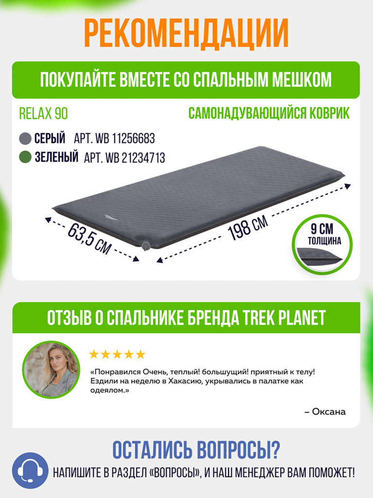 Спальник-одеяло Trek Planet Belfast XL Comfort, левый