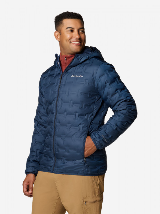 Ультралегкий пуховик мужской Columbia Delta Ridge II Down Hooded Jacket