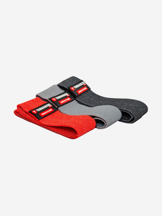 Набор из 3-х тканевых фитнес резинок Yamaguchi Loop Band