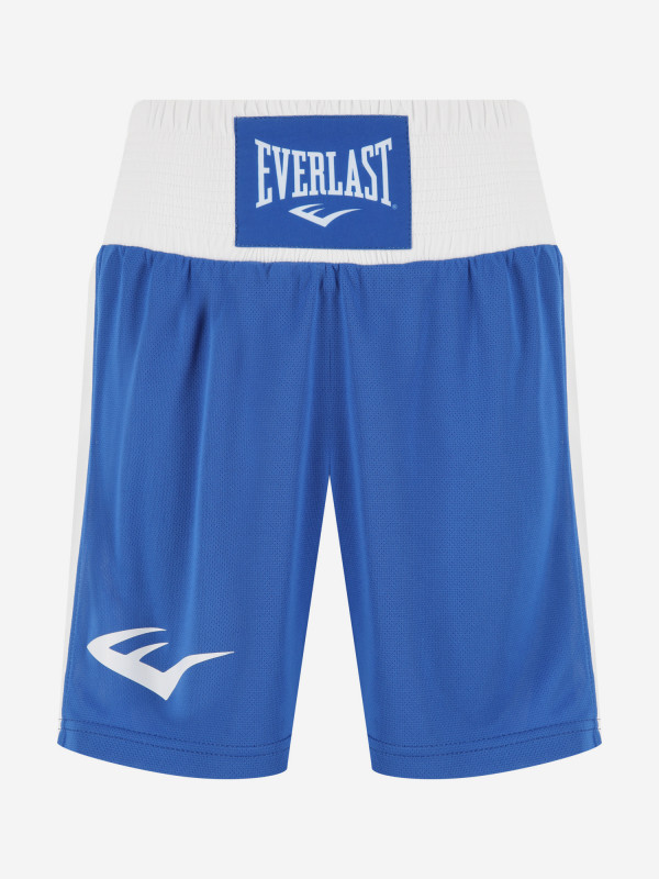 Шорты для бокса Everlast Shorts Elite синий/белый цвет — купить за 1799 руб., отзывы в интернет-магазине Спортмастер