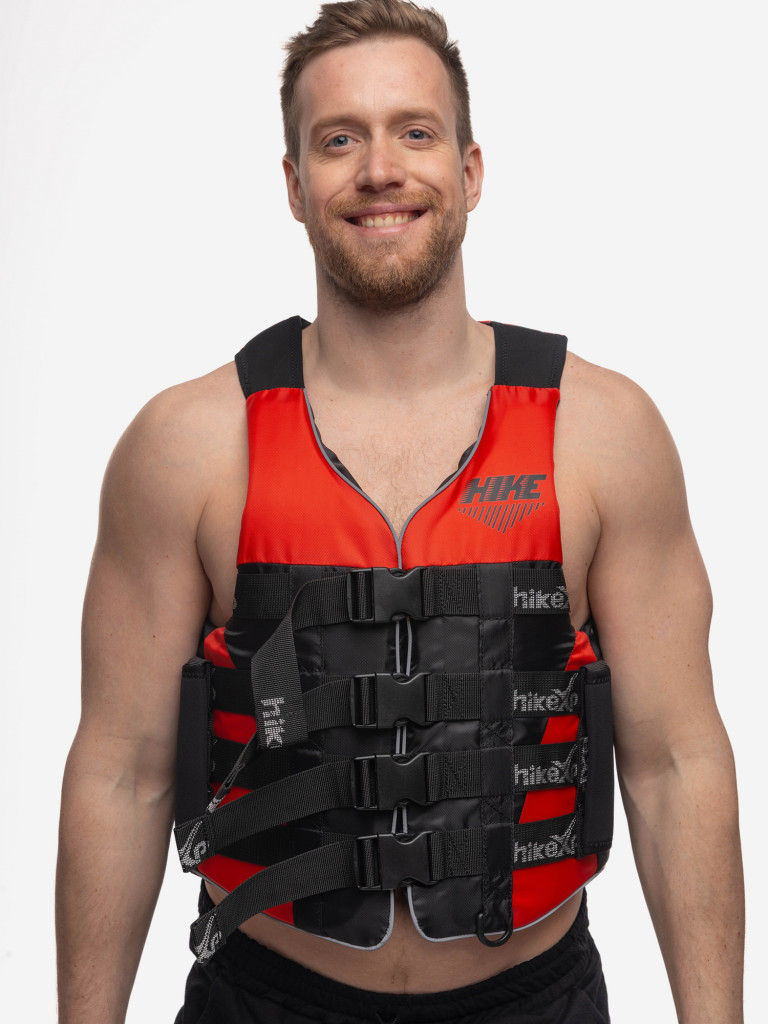 Спасательный жилет красный с ручками hikeXp RXP Ultimate Black/Red