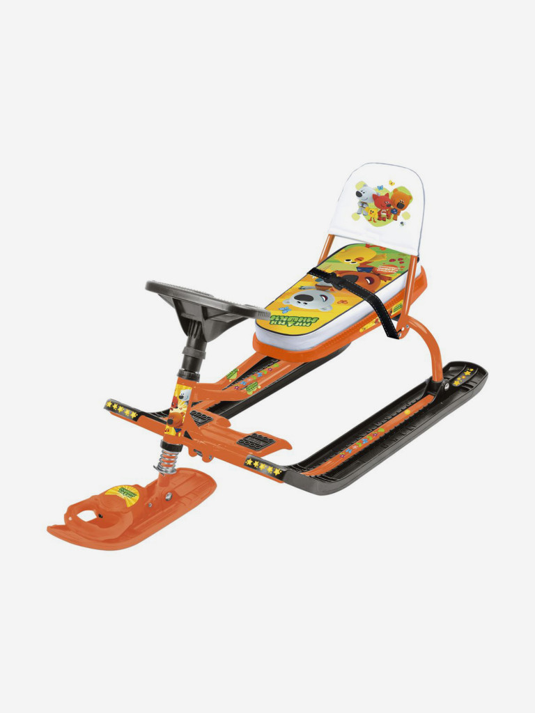 Снегокат Игрушка Nika Ми-ми-мишки Тимка спорт 4-1 на желтом