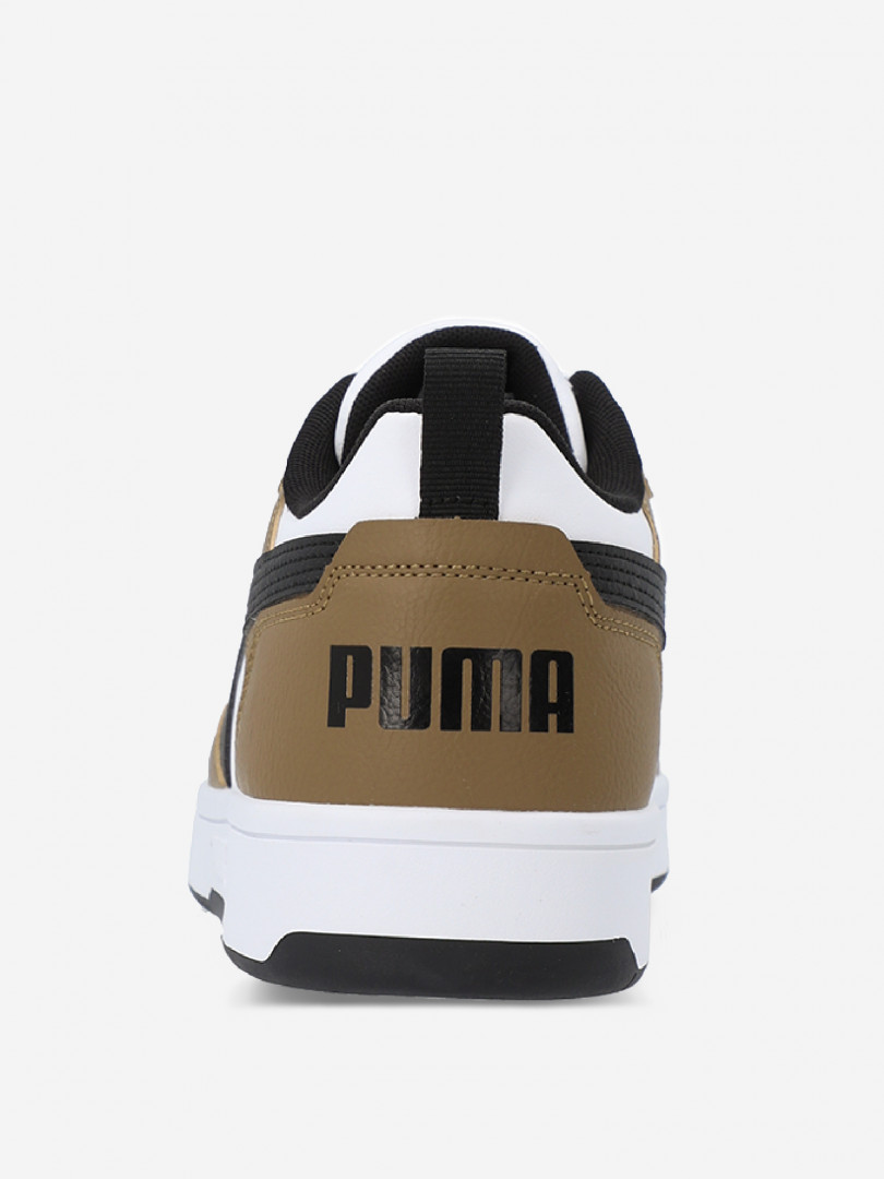 фото Кеды мужские puma rebound v6 low, коричневый