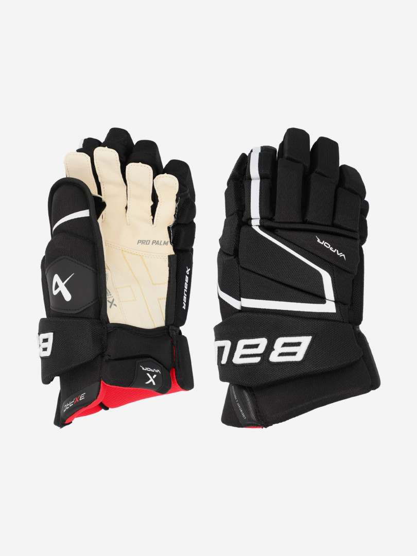 фото Перчатки хоккейные bauer vapor 3x pro sr, черный