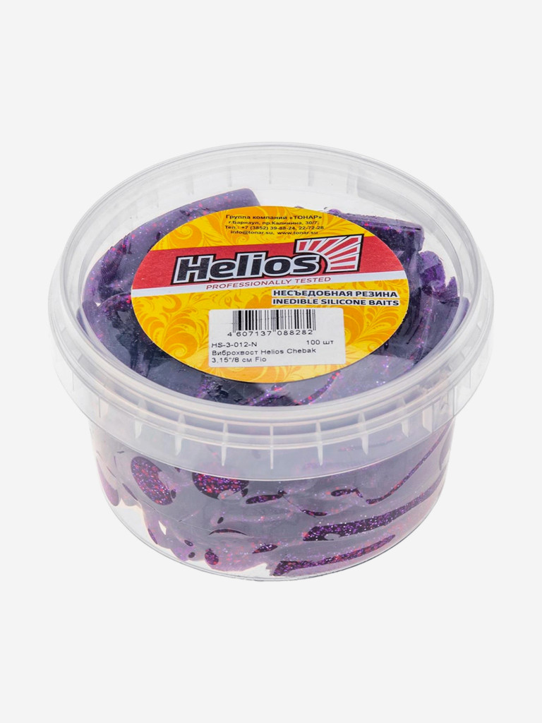 Мягкая приманка Helios Chebak, 3,15'' / 8 см, Fio, 100 шт (HS-3-012-N)