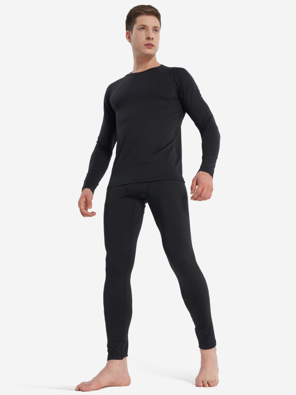 Комплект термобелья мужской GSD арт. 143654 черный цвет — купить за 1799 руб., отзывы в интернет-магазине Спортмастер