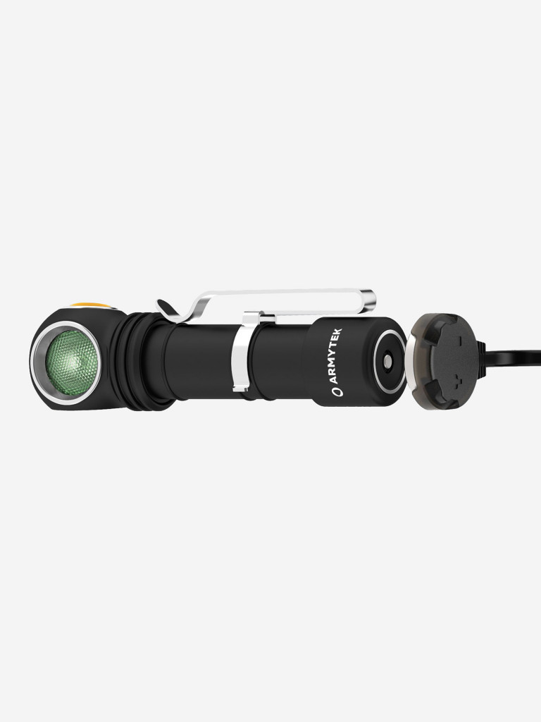 Фонарь налобный Armytek Wizard C2 WG Magnet USB, белый и зеленый свет