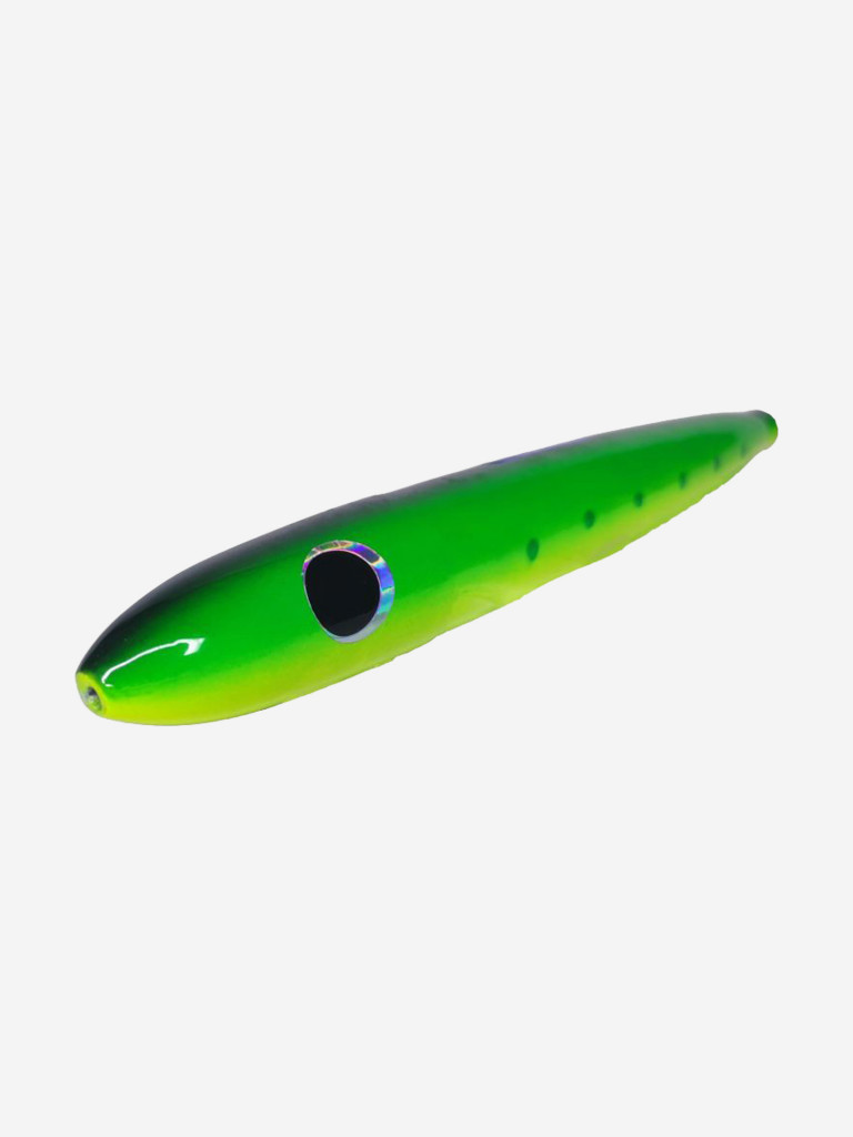 Плуг троллинговый Blue Marlin 25 см 315 гр Green Cedar Plug. Специальный крючок Mustad Big Game 3412-DT O'Shaughnessy 10/0 в подарок.