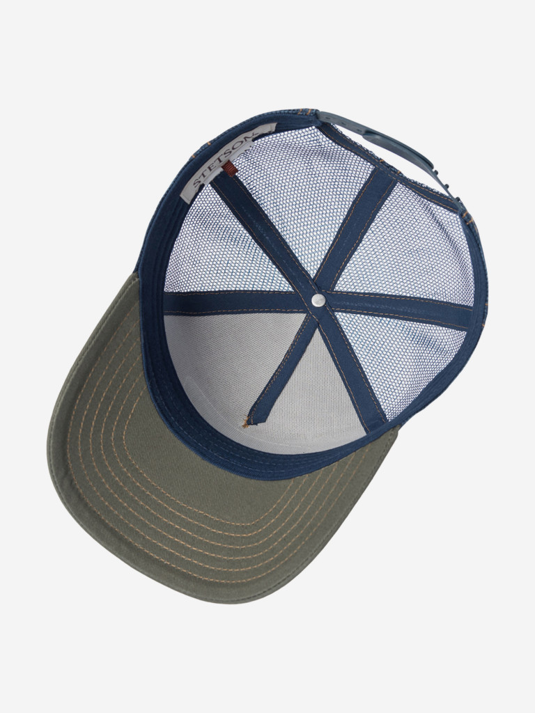 Бейсболка с сеточкой STETSON 7761173K TRUCKER CAP MOTORCYCLE (оливковый)