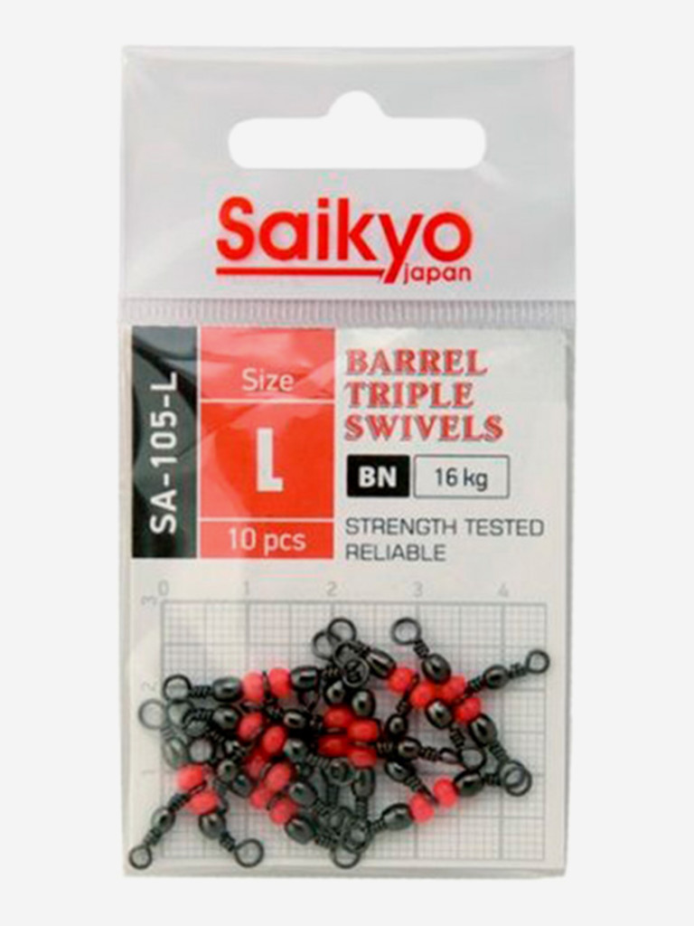 Вертлюг Saikyo SA-105-L (2 упаковки по 10 штук)