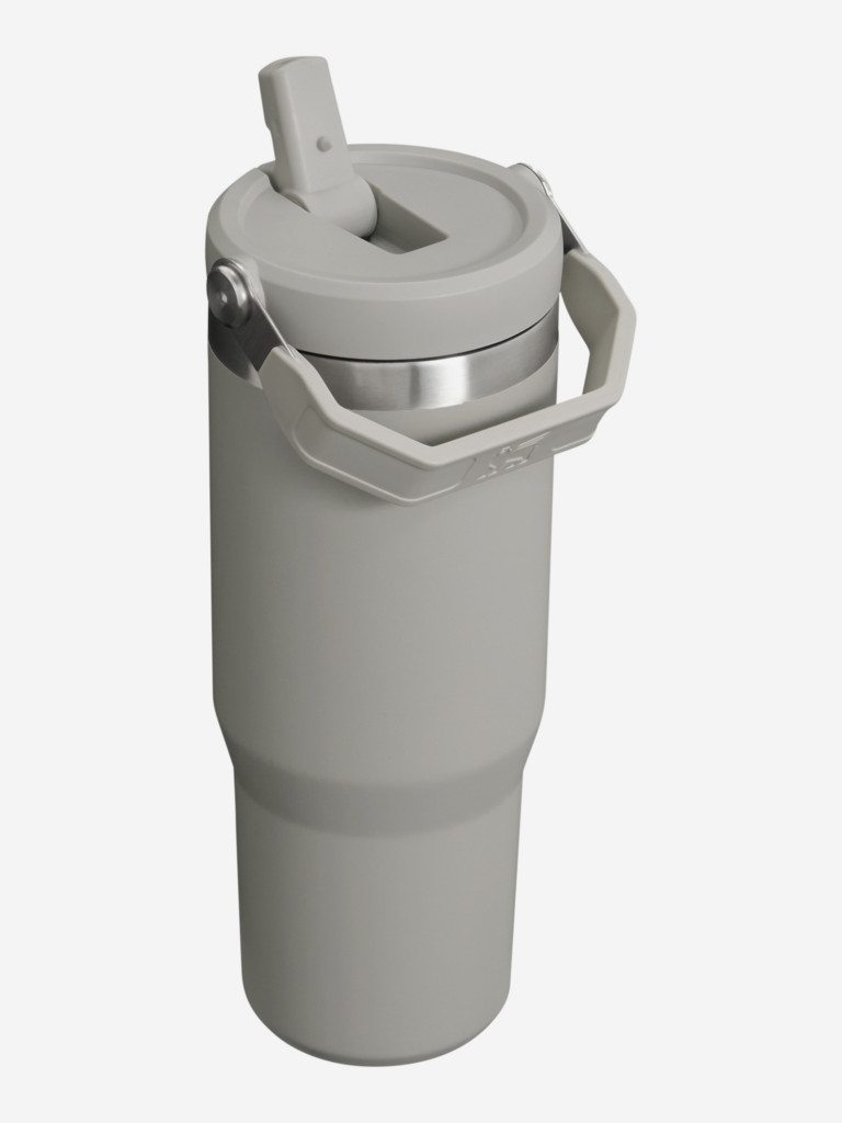 Термокружка Stanley IceFlow Flip Straw Tumbler, 890 мл, серая
