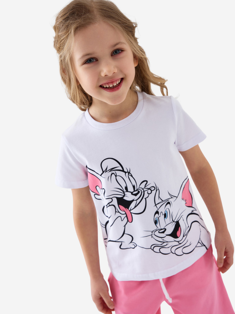 Комплект для девочек: футболка, брюки PlayToday