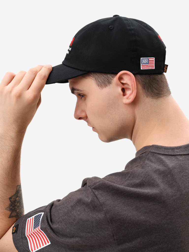 Бейсболка NASA Worm Logo Alpha Industries
