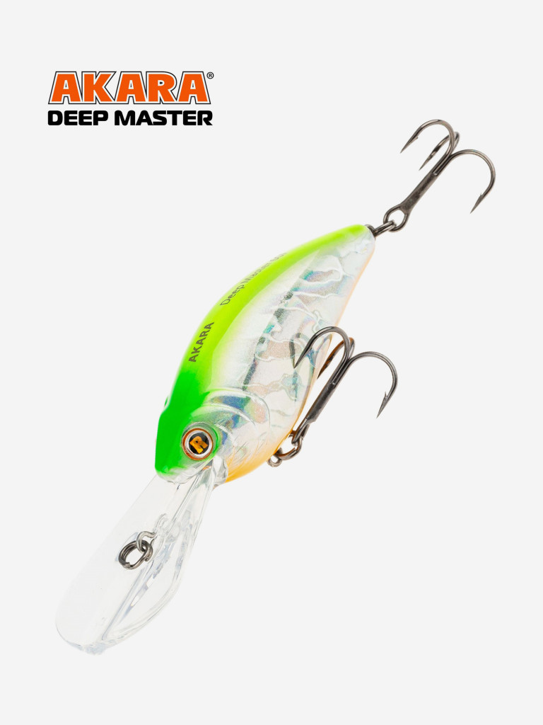 Воблер Akara Deep Master 60F кренк плавающий для троллинга на щуку, судака, окуня 12гр A122