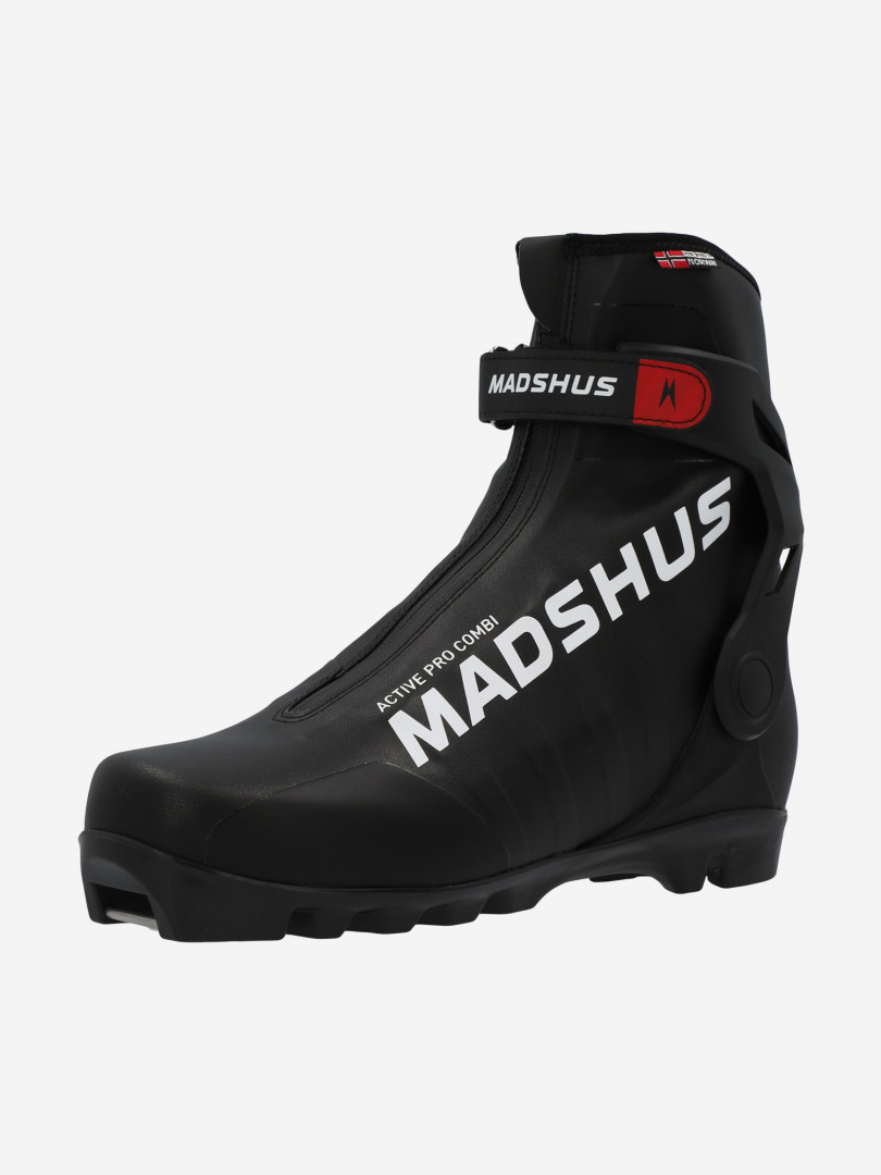 фото Ботинки для беговых лыж madshus active pro combi nnn, черный