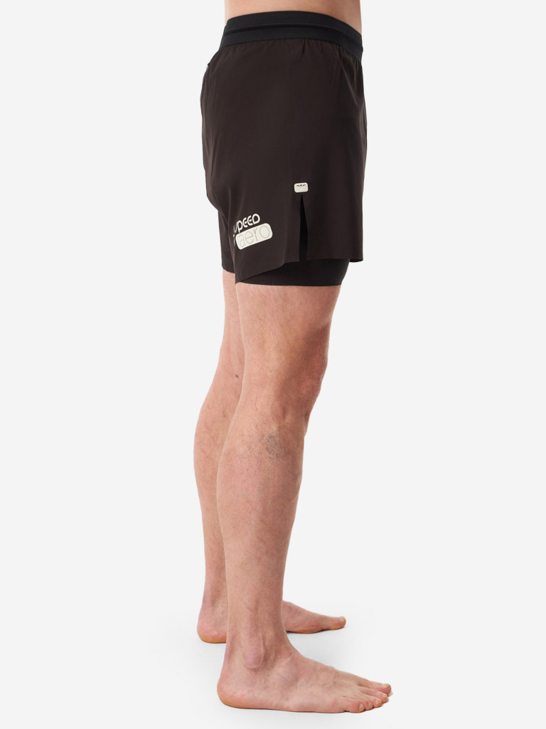 Шорты с поясом мужские UGLOW, черный