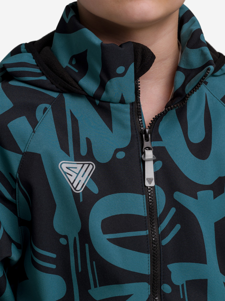 Демисезонный комбинезон для детей Sherysheff В19051ФЧ Принт SH Зеленый