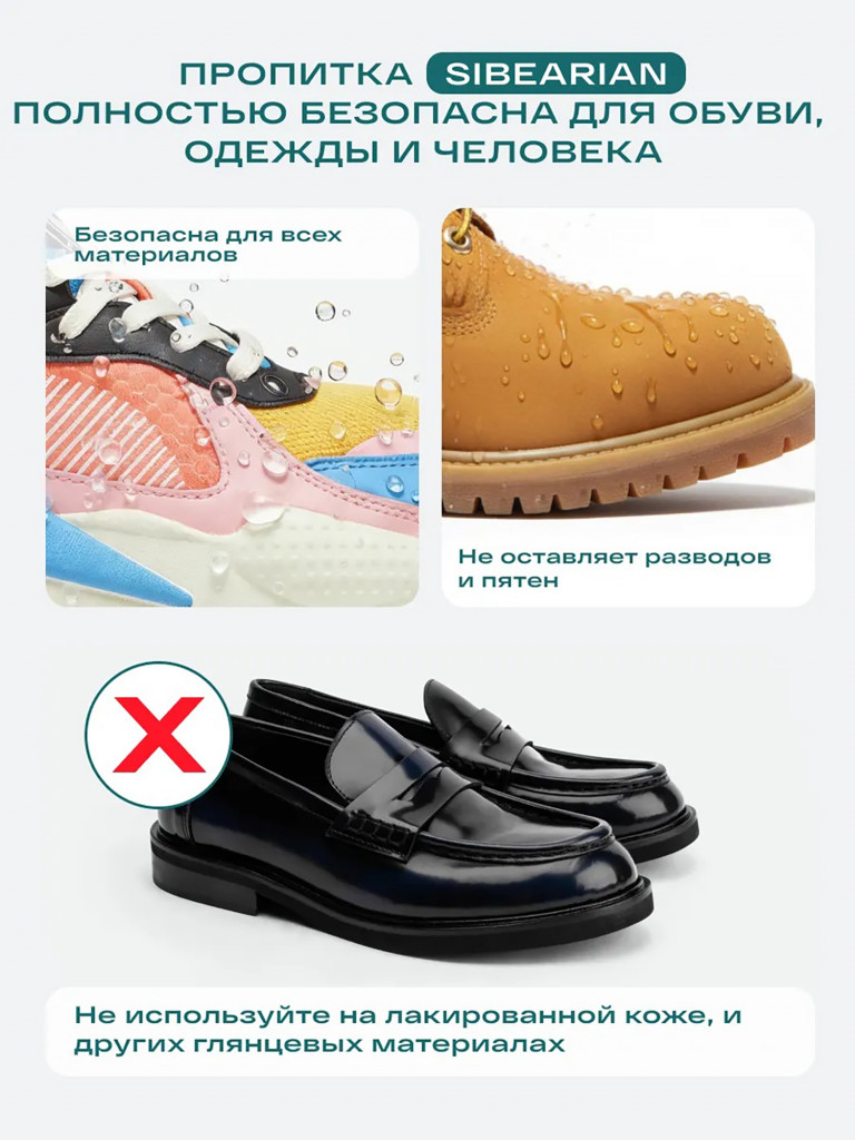 Универсальная водоотталкивающая пропитка 320 мл SIBEARIAN DAILY PROTECT