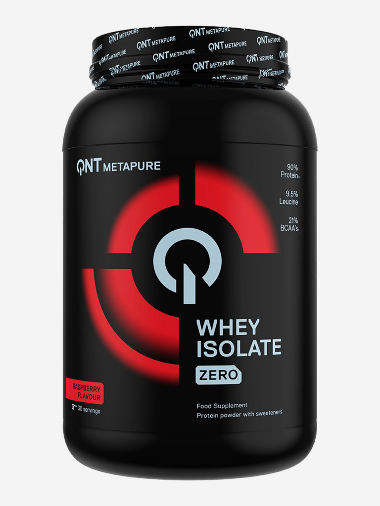 Изолят сывороточного протеина без лактозы QNT Metapure Whey Isolate Zero 908g Raspberry