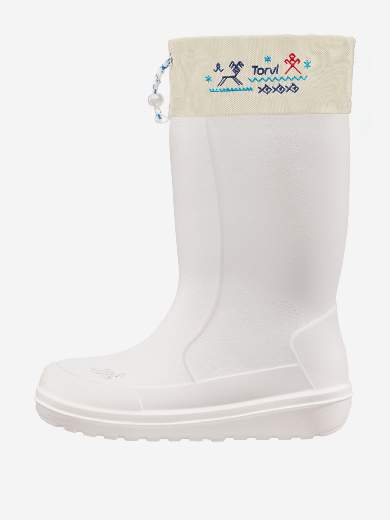 Сапоги резиновые "TORVI" из ЭВА, Онега с подошвой ТЭП, утепленные, цвет: Белый