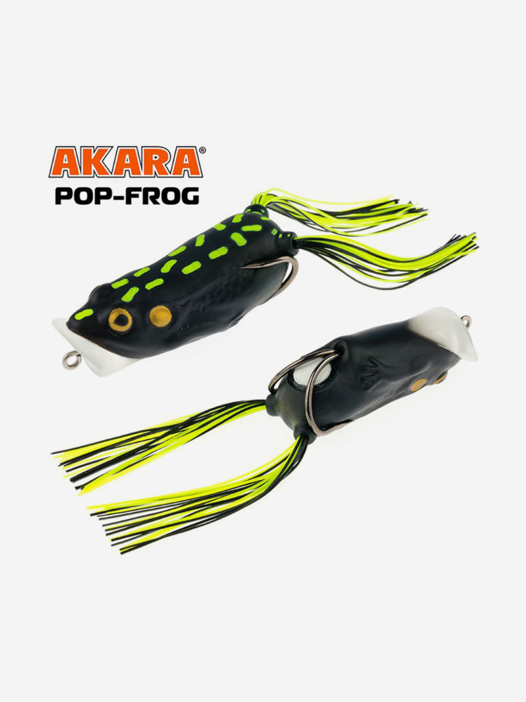Воблер Akara Pop-Frog 70 лягушка плавающий на щуку 18гр 16