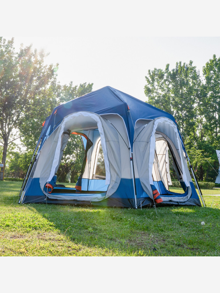 Палатка туристическая автоматическая модульная 6-местная Piligrim Modul L 340x340x210см