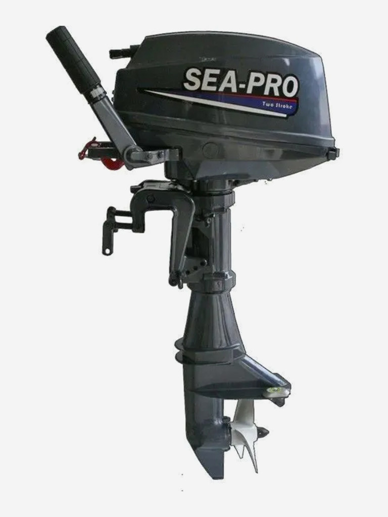 Двухтактный лодочный мотор SEA-PRO T 9.8S New + бак 12л.
