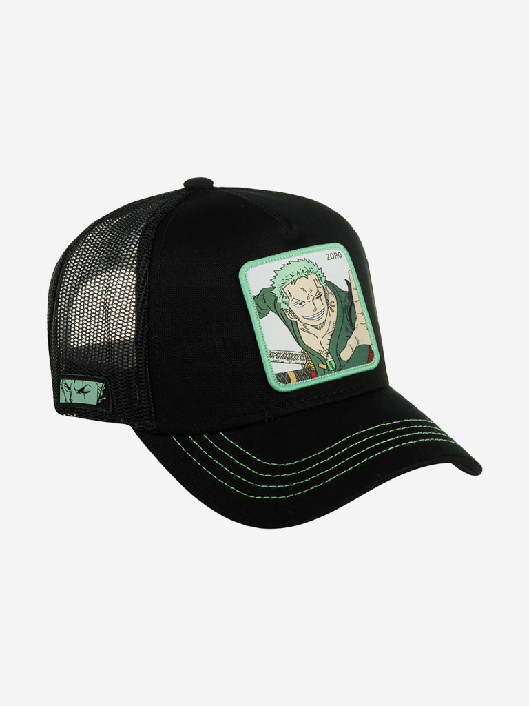 Бейсболка с сеточкой CAPSLAB CL/OP1/1/ZOR2 One Piece Roronoa Zoro (черный)
