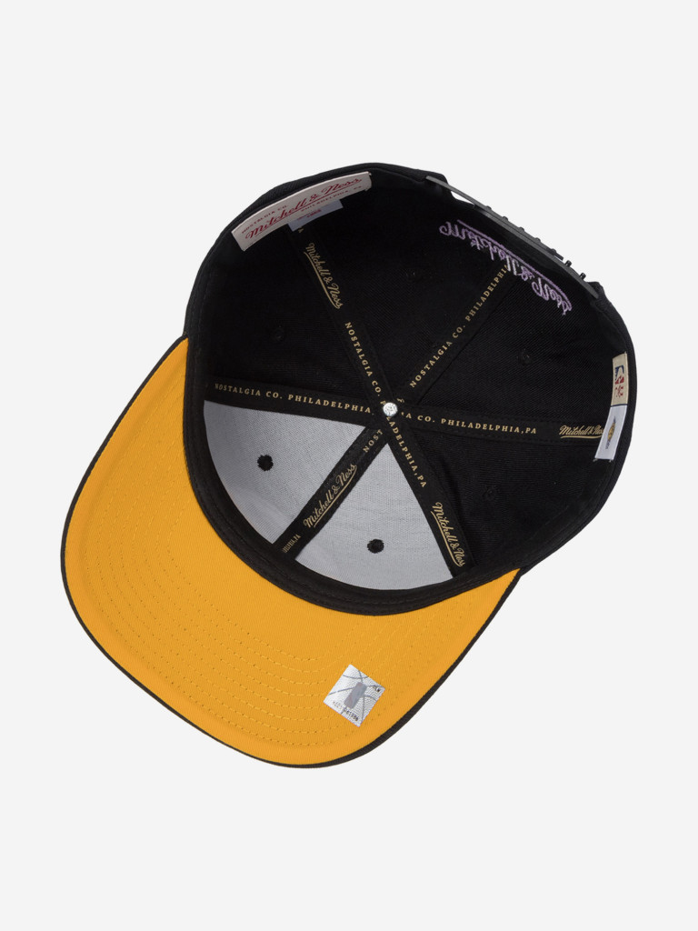 Бейсболка MITCHELL NESS HP13815-LALBLCK Los Angeles Lakers NBA