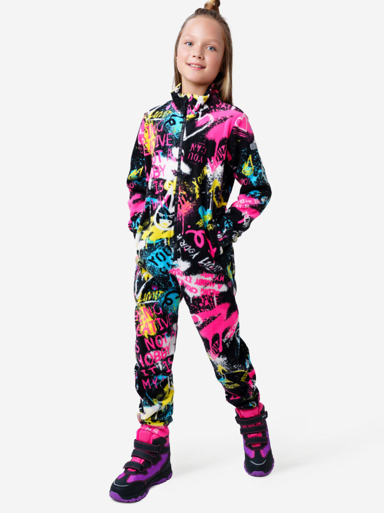 Комбинезон флисовый для девочек PlayToday