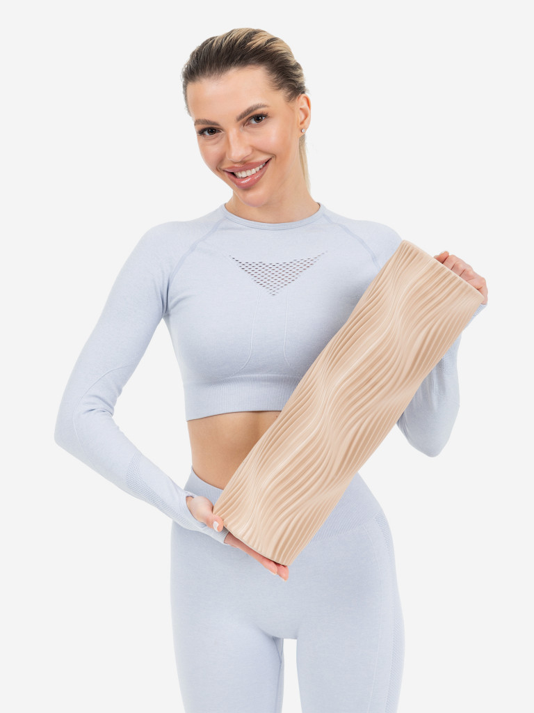 Валик для спины массажный Kama, 45x14 см