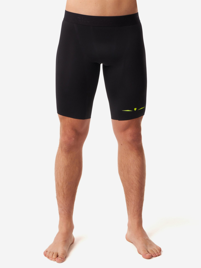 Тайтсы короткие мужские UGLOW, черный