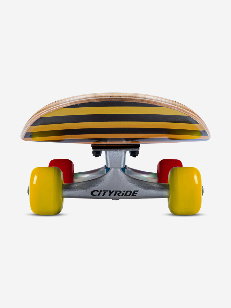Скейтборд CITYRIDE, дека клен 9 слоев, размер 31"*8", колеса: 54*36мм, PU, ABEC-7, JB4200192