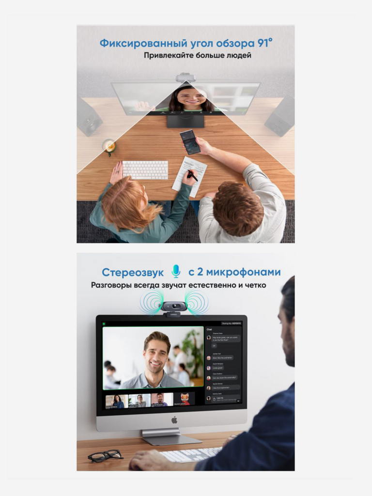 Веб-камера UGREEN CM778