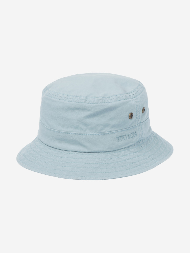 Панама STETSON 1811101 BUCKET DELAVE ORGANIC COTTON (голубой)