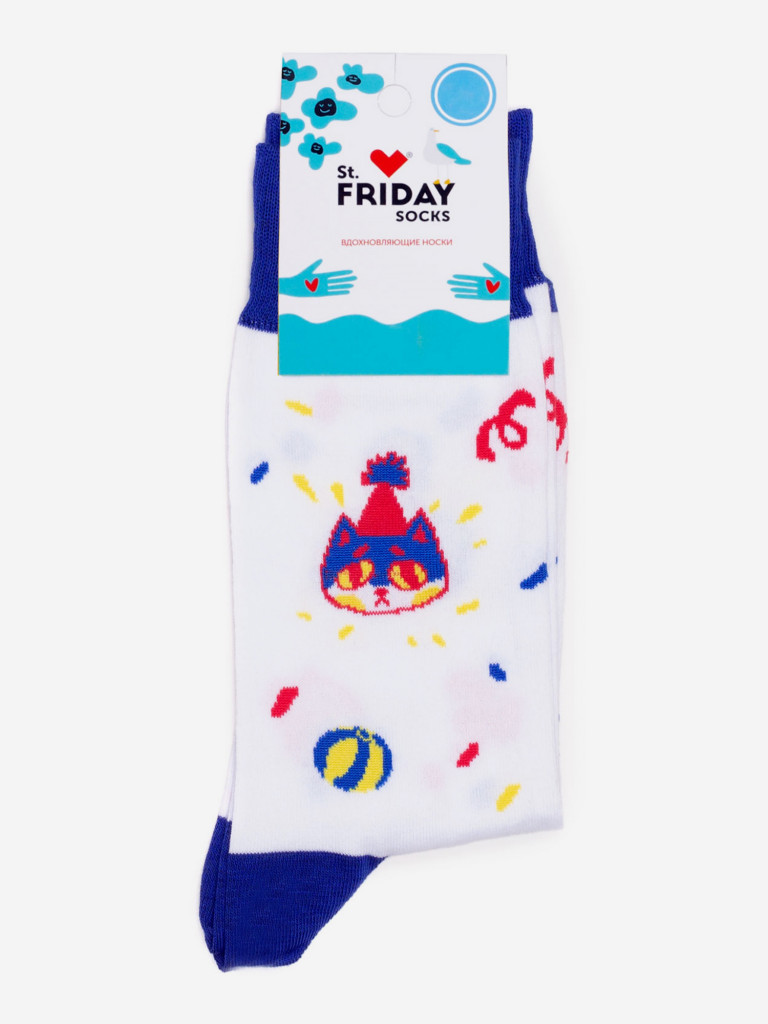 Носки с рисунками St.Friday Socks, Котик среднего возраста