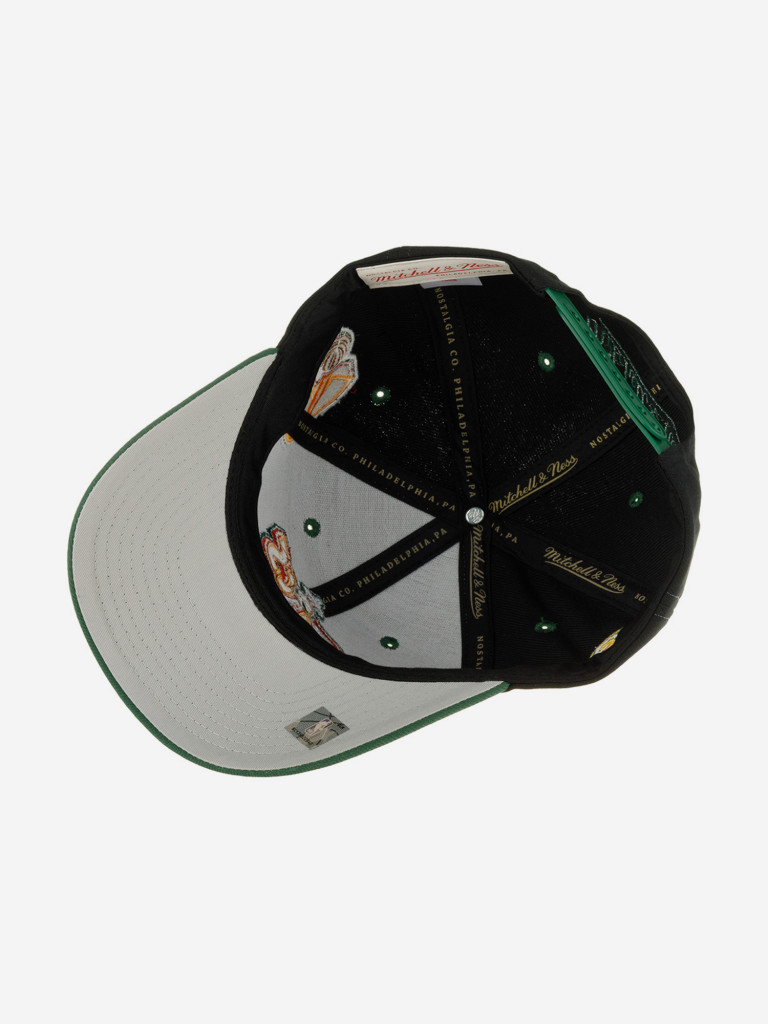Бейсболка MITCHELL NESS HHSS6729-SSUYYPPPBLCK Seattle Supersonics NBA (черный)