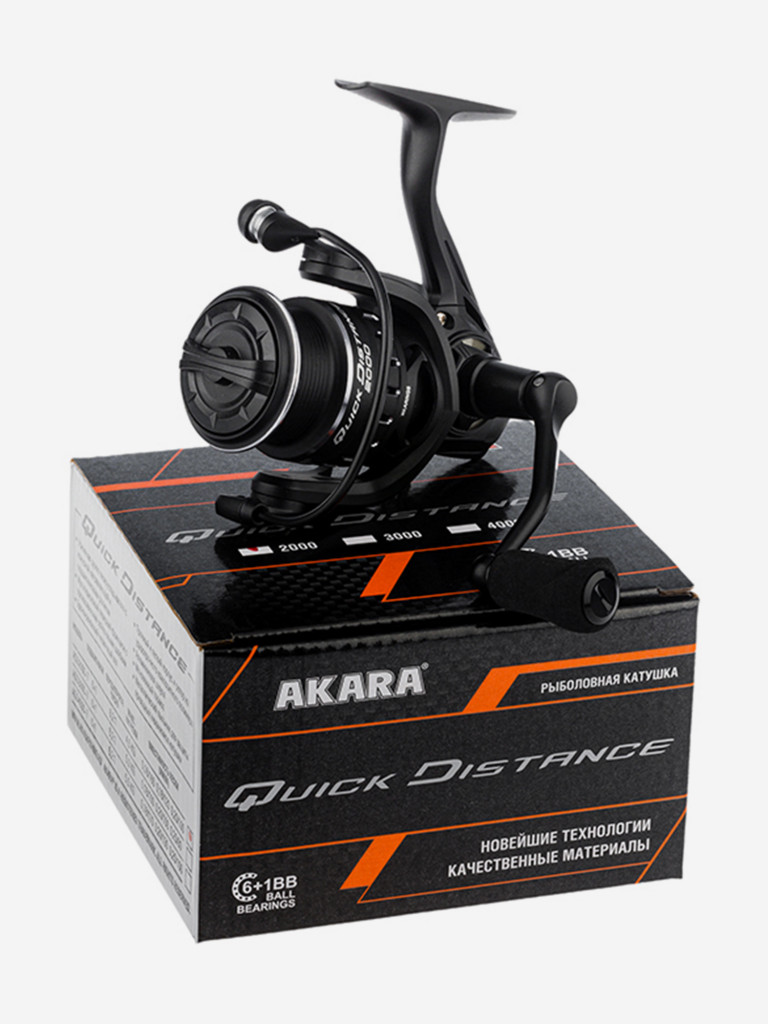 Катушка безынерционная Akara Quick Distance 2000 6+1 bb