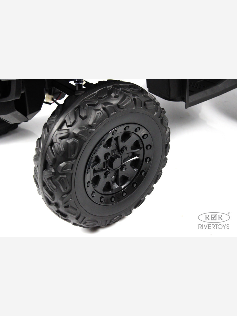 Детский электроквадроцикл RIVERTOYS T001TT 4WD черный