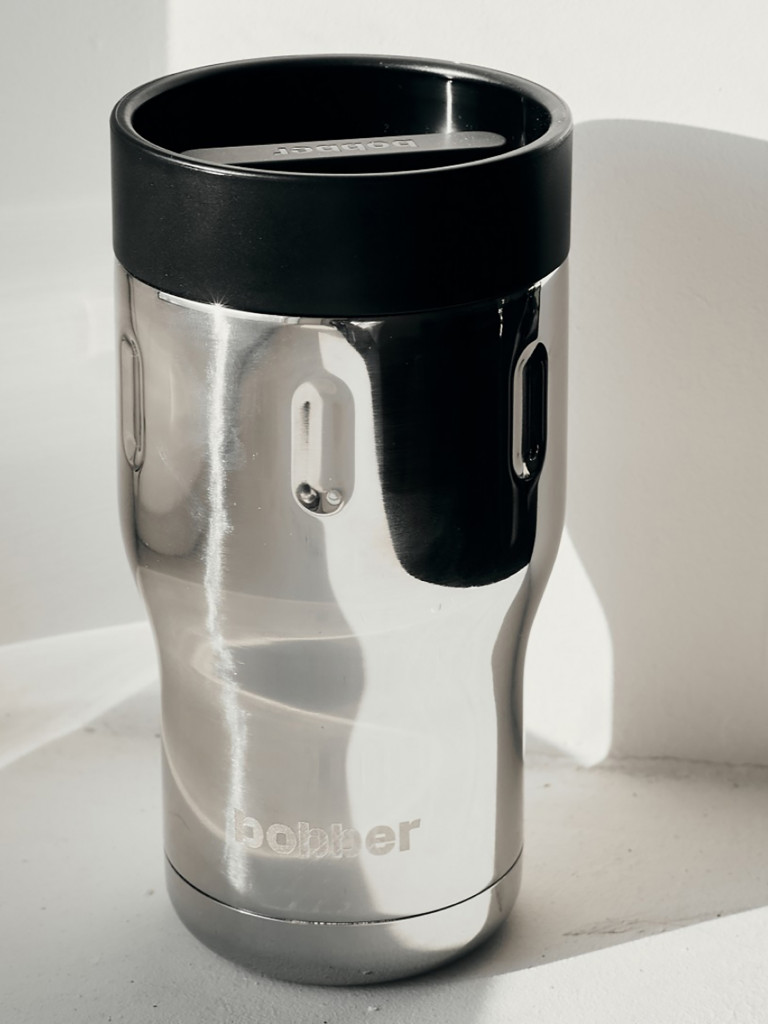 Термокружка вакуумная BOBBER Tumbler 350 мл, крышка 360, тепло до 6 часов, зеркальный