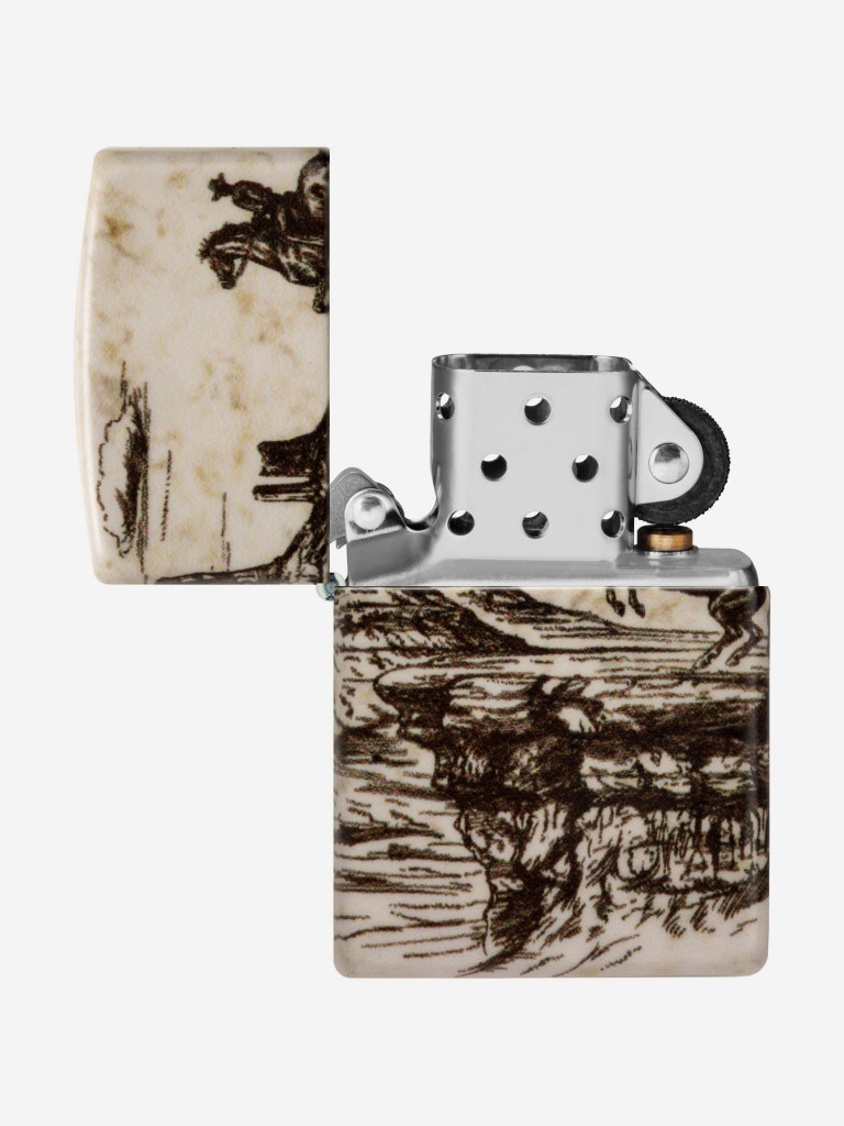 Зажигалка бензиновая ZIPPO 48518 Wild West Scene
