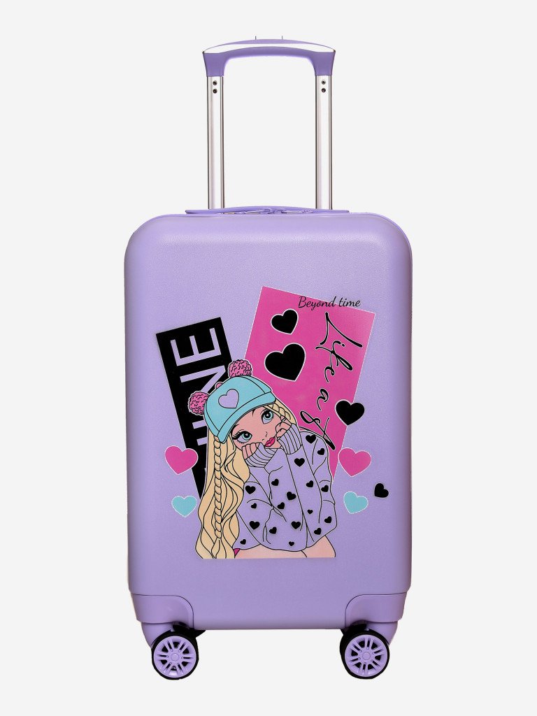 Чемодан детский BEYOND TIME G233 Милашка сиреневый