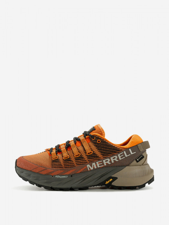 Кроссовки Merrell Agility Peak 4 Slip Resistant, Waterproof, And Breathable Low Top Running Shoes Men's Orange