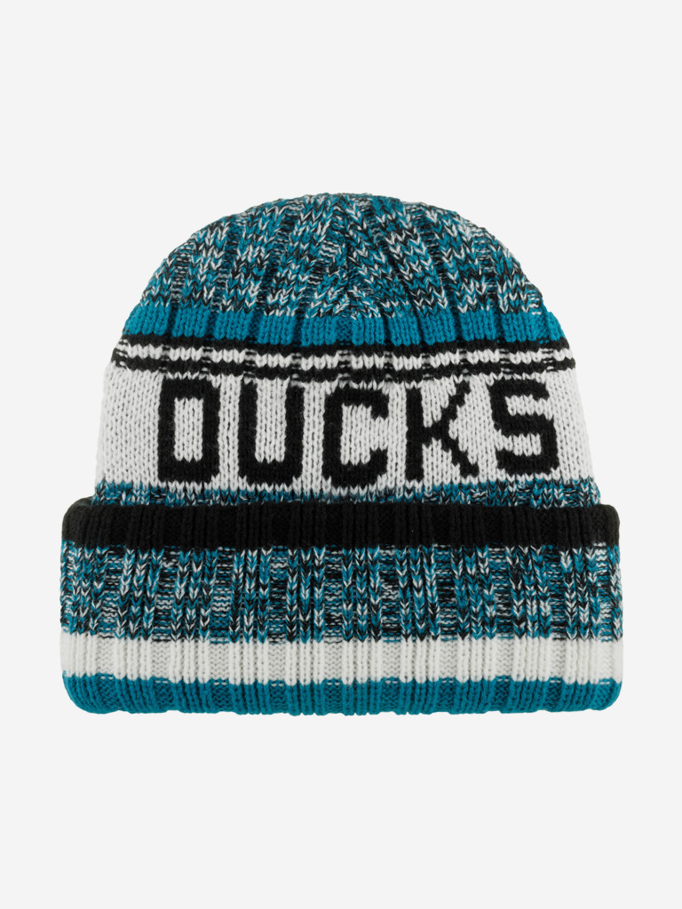 Шапка с отворотом 47 BRAND H-QTOSS25ACE-BK Anaheim Ducks NHL (зеленый)