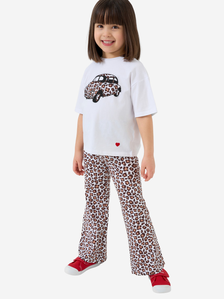 Комплект для девочек: футболка, брюки PlayToday