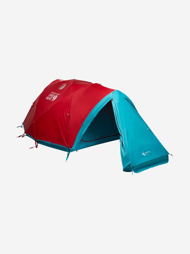 фото Палатка 3-местная mountain hardwear trango 3, красный