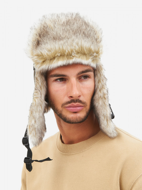 Шапка-ушанка зимняя мужская Huntsman Siberia Breathable меховая мембранная