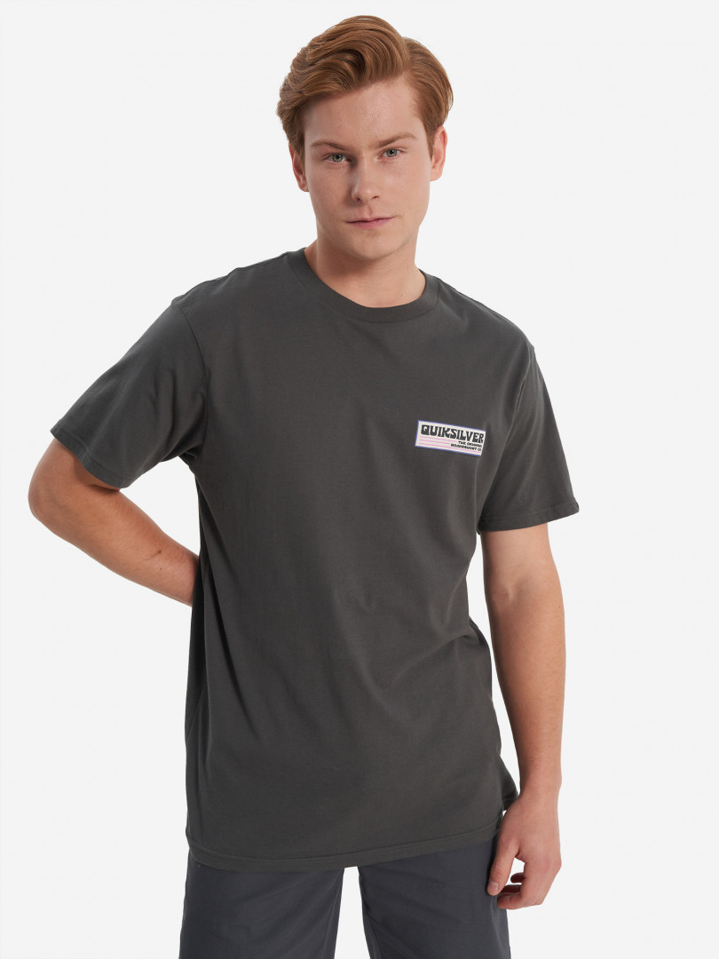 Футболка мужская Quiksilver Palm Square Серый 1539₽