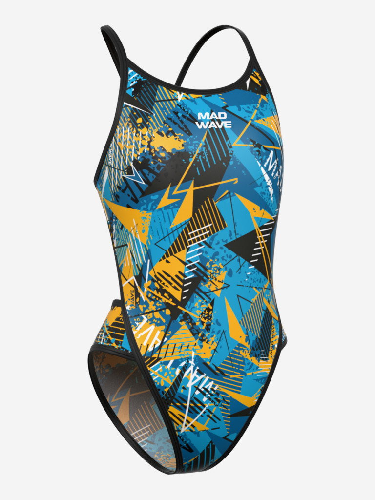 Юниорский купальник спортивный антихлор Mad Wave Daria junior PBT H2