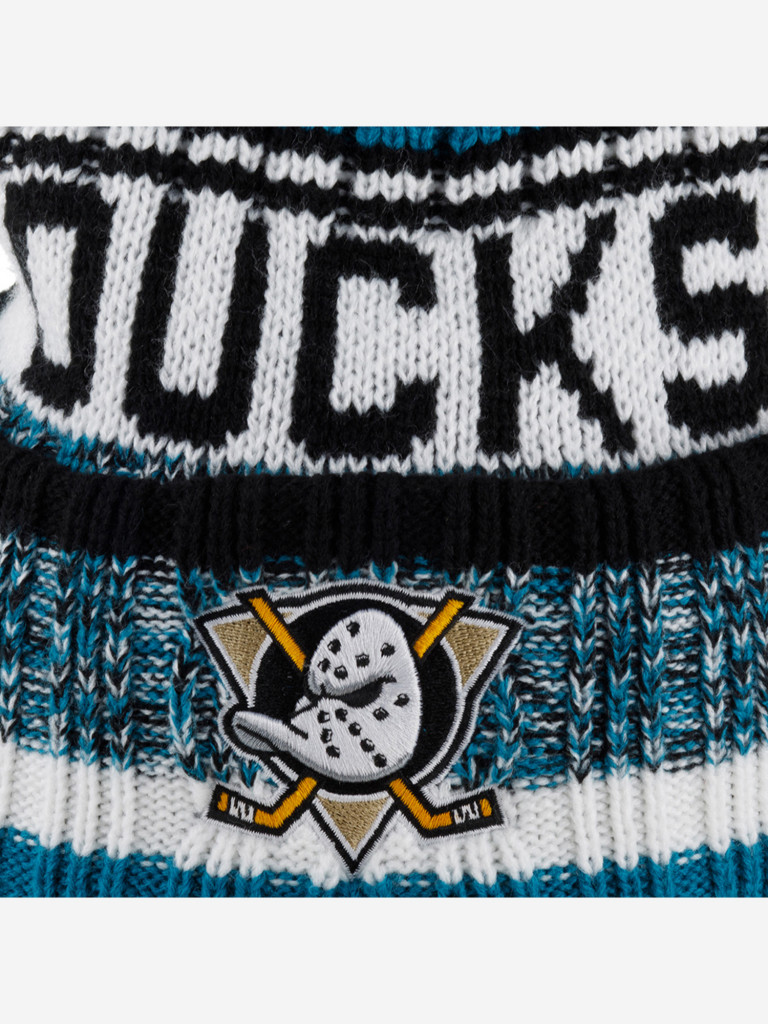 Шапка с отворотом 47 BRAND H-QTOSS25ACE-BK Anaheim Ducks NHL (зеленый)